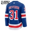 Børn NHL New York Rangers Trøje 2024-25 Fanatics Premium Igor Shesterkin Blå Hjemme
